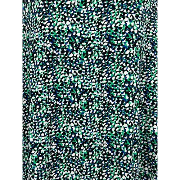 Philosophy Woman Plus Size 2X Tunic Top Blouse 3/4 Sleeve Round Neck Blue New - Picture 3 of 10